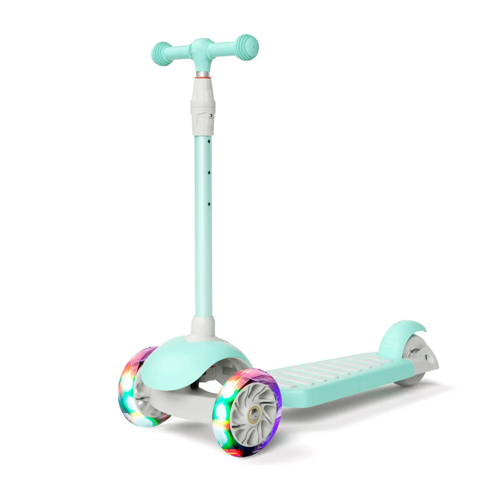 67i Scooter for Kids 3 Wheel Scooter Kids Kick Scooter for Toddler Girls Boys Scooter with Adjustable Height and Light-Up Wheels