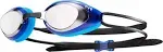 TYR Blackhawk Racing Mirrored Goggles Silver/Blue/Black