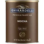 Ghirardelli Mocha Frappe, 3.12 lb Can, 6/Case