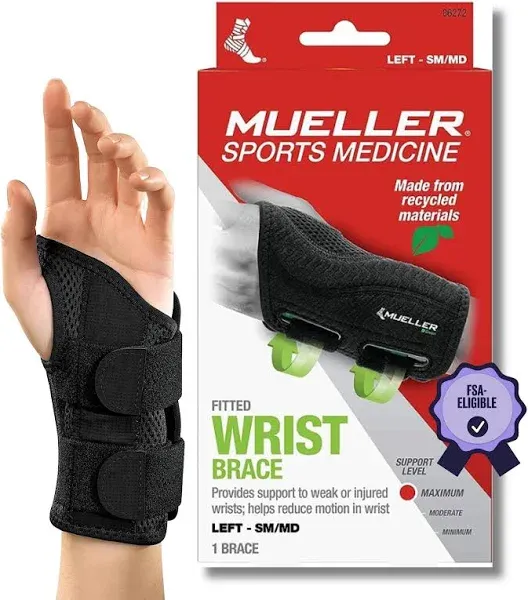 Mueller Green Fitted Wrist Brace