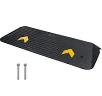 VEVOR Rubber Curb Ramp 44.5&#034;x9.5&#034;x 1&#034; Door Threshold Ramp 33069 lbs/15T