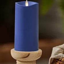 Loden Green Outdoor Flameless Candle Pillar