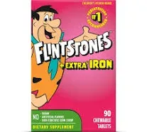 Flintstones Children&#039;s Chewable Multivitamins with Iron 90ct FACTORY SEALED 2/25