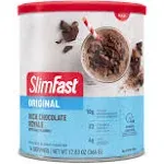 SlimFast Meal Replacement Shake Mix, Original, Rich Chocolate Royale - 12.83 oz