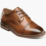 Stacy Adams Shoes Infants Dickinson Cap Toe Oxford Cognac Size 10