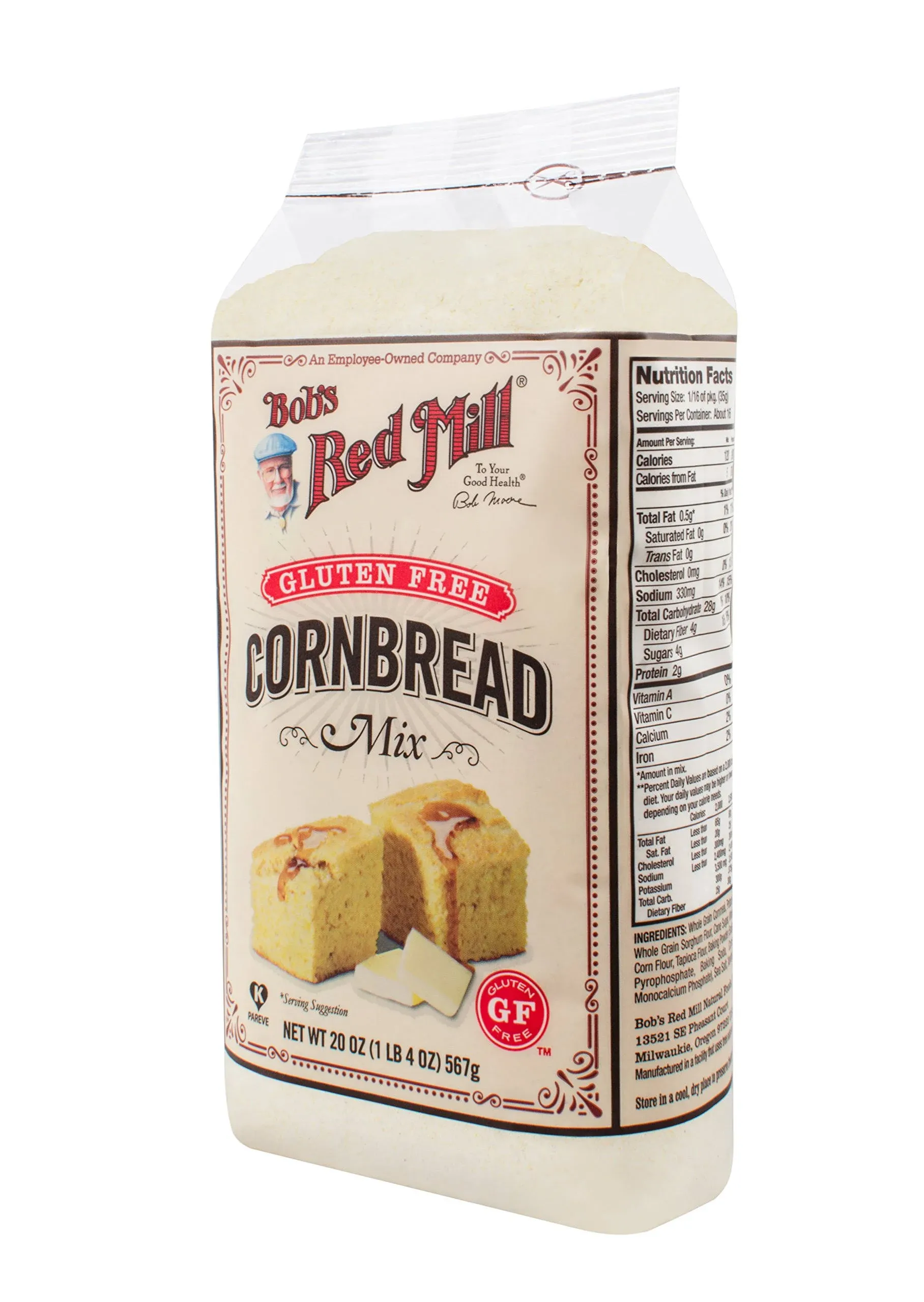 Bob's Red Mill Cornbread Mix Gluten Free 20 oz