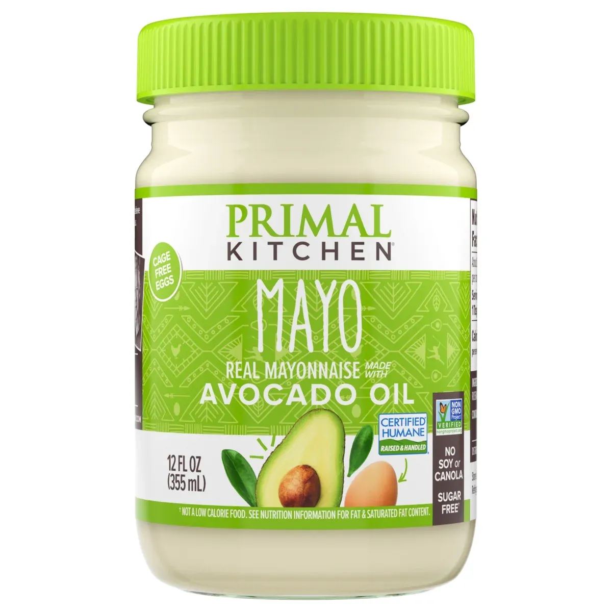 Primal Kitchen Mayo - Real Mayonnaise Made with Avocado Oil 12 fl oz Jar