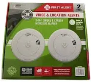 First Alert Precision Detection, 2 Pack Smoke and Carbon Monoxide Alarm 01808T