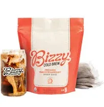 Bizzy Organic Cold Brew Coffee Smooth & Sweet Blend Coarse Ground Coffee