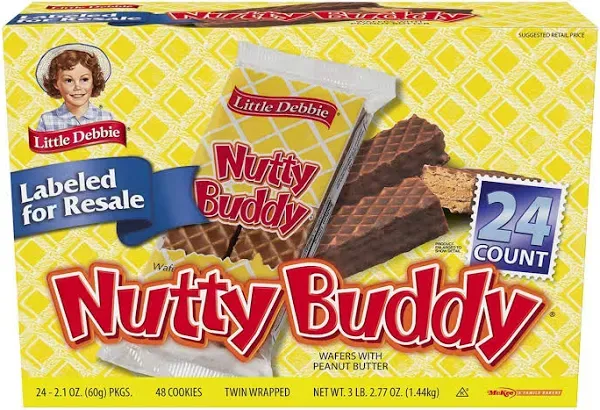 Little Debbie Nutty Buddy Bars