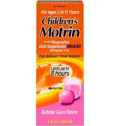 Children's Motrin Oral Suspension, Bubble Gum - 4 fl oz