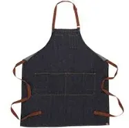 Chef Works AB035IBL0 Indigo Blue Denim Memphis Bib Apron