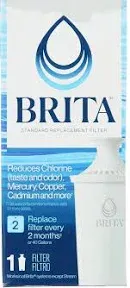 BRITA Water Pitcher Filter Genuine OEM Replacement Pack of 1 Filter SEALED NEW