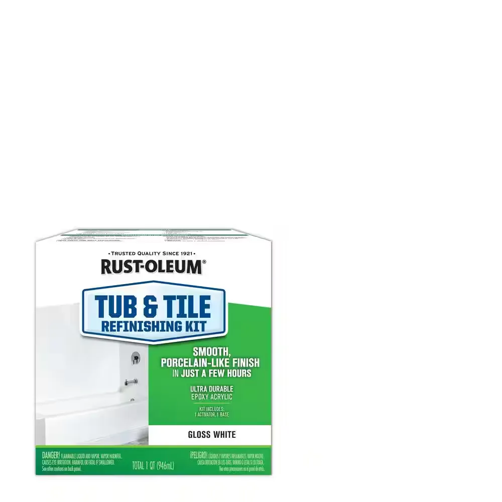 Rust-Oleum 384165 Tub and Tile Refinishing Kit - Gloss White New