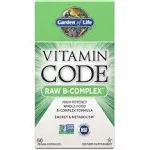 Garden of Life Vitamin Code Raw B-Complex Nutrient Formula, Capsules - 60 count