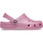 Crocs Toddler Classic Glitter Clog, Pink, C4