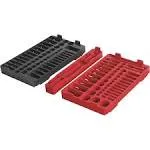 Milwaukee 48-22-9486T Drive Ratchet and Socket Tray - Black/Red