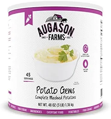 Augason Farms Potato Gems Complete Mashed Potatoes 3 lbs