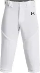 Under Armour Boys' Utility Knicker Baseball Pants, Medium, White