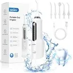 SEJOY Water Flosser Cordless 5 Modes Dental Oral Irrigator 5 Jet Tips for Travel