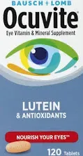 Bausch & Lomb Ocuvite Eye Tablets with Lutein