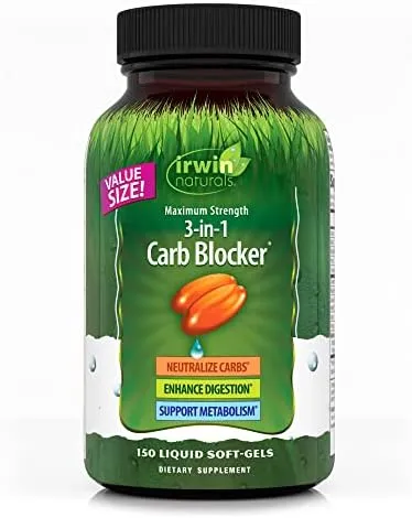 Irwin Naturals Maximum Strength 3-in-1 Carb Blocker (84 ct)