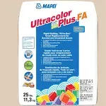 Mapei Ultracolor Plus Fa Rapid Setting Tile Grout 25 lbs Light Almond