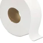 Gen Jumbo JRT Toilet Paper, 2-Ply, White, 9 in Diameter, 12 Rolls/Carton