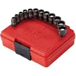 Sunex 1825 Tools 11-piece 1/4 In. Drive 12-point Metric Magnetic Universal Impact Socket Set