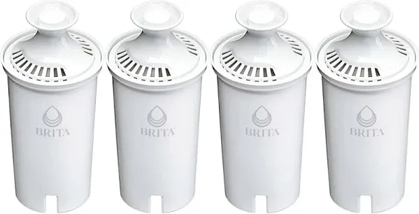 Brita ~ Standard Water Purification Pitcher Filter Replacement ~ White