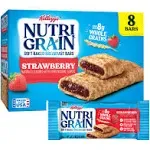 Nutri Grain Breakfast Bars, Soft Baked, Strawberry - 8 pack, 1.3 oz bars