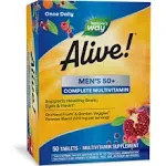 Nature's Way Alive! Men's 50+ Complete Multivitamin 50 Tablets