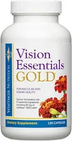 Dr. Whitaker Vision Essentials Gold - Eye Health 120 Count (Pack of 1) 