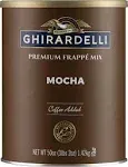 Ghirardelli Mocha Frappe, Powder, 3.12 lb  Assorted Flavor Names , Sizes 