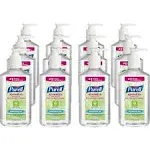 Purell Advanced Hand Sanitizer Green Certified Gel - Pump Bottle (12/case)