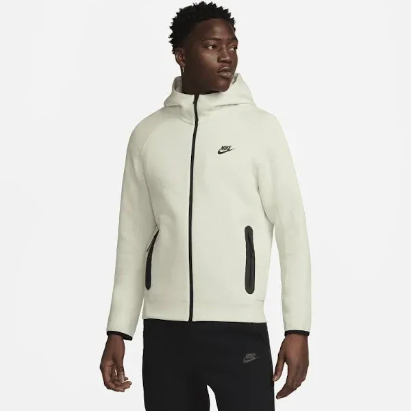 Nike Mens Tech Fleece Windrunner Full Zip - Heather Grey - Size XL - FB7921-051