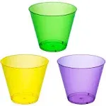 1 of Party Essentials 9 Oz. Tumblers - Mardi Gras 50 Ct