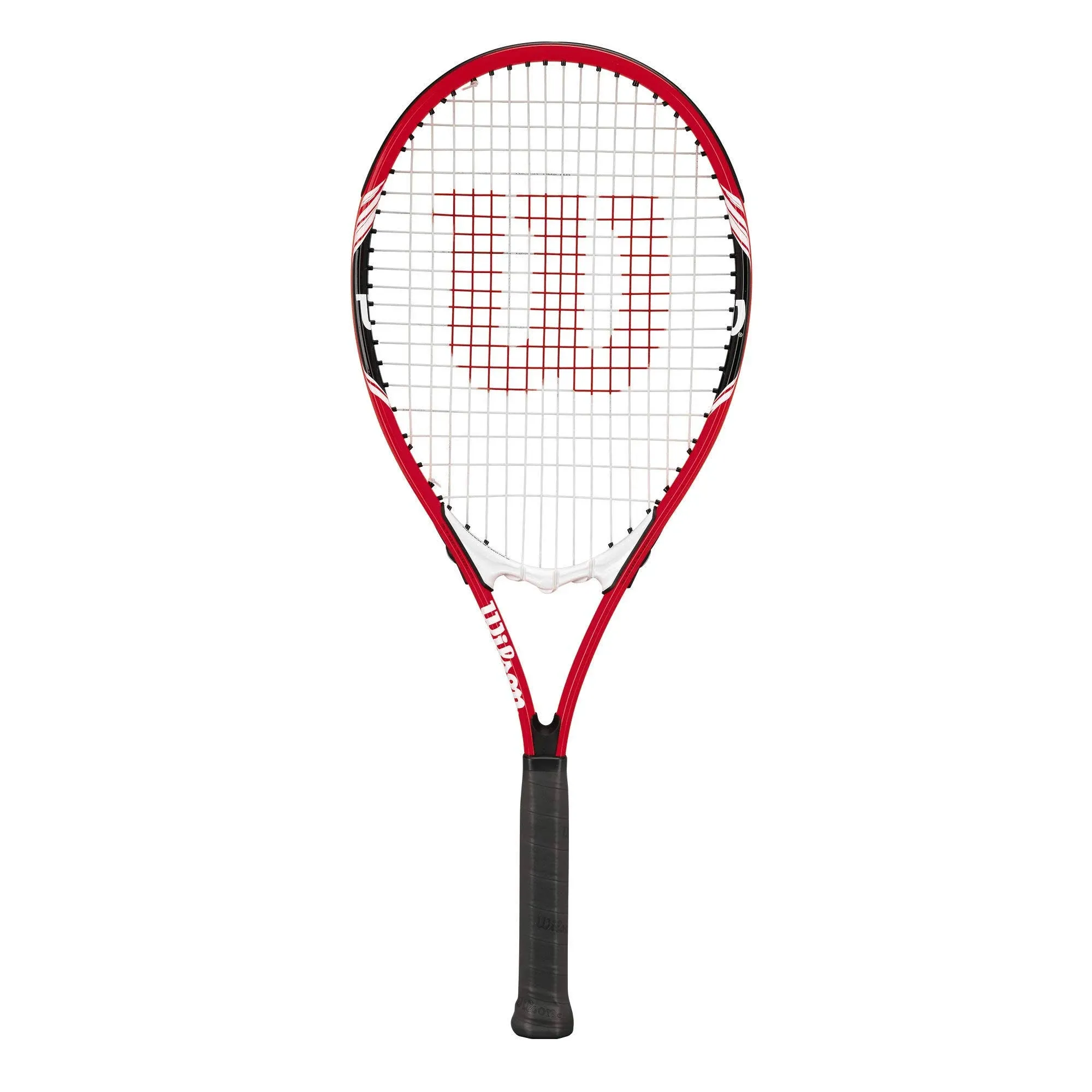 Wilson Federer Recreational Tennis Racket - Grip Size 3 - 4 3/8&#034;, Red/White/Blac