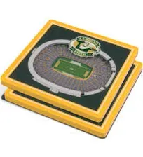 YouTheFan 3D StadiumView Coasters Set