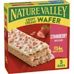 Nature Valley Strawberry Crispy Creamy Wafer Bars 5 Count / 1.3 oz