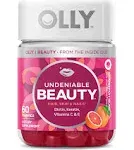 OLLY Undeniable Beauty Gummy, For Hair, Skin, Nails, Biotin, Vitamin C, Keratin,