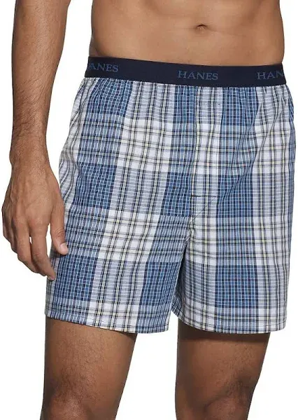 Hanes Classics Tagless Men's Boxer Comfort Flex Waistband 5-Pack