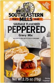 Southeastern Mills® Old Fashioned Peppered Gravy Mix with Sausage Flavor - 2.75 oz.