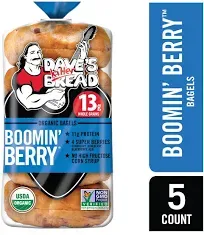 Dave's Killer Bread Organic Boomin' Berry Bagels