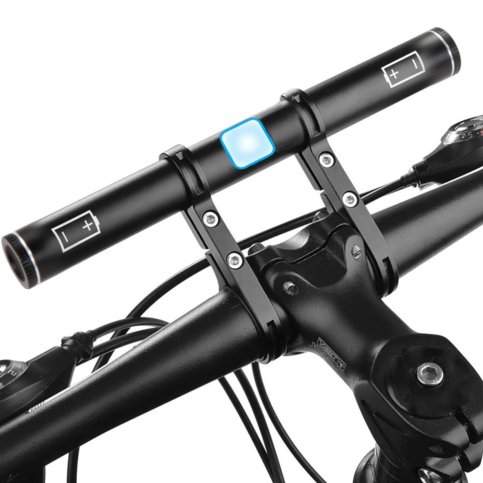 Redcomets USB Rechargeable Bike Handlebar Extender