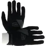 100% Ridecamp Gloves (Large, Black)