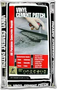 Akona Vinyl Cement Patch - Repair and Patch Concrete Surfaces, Fast-Drying, Ready-to-Use (25 Pound, 1)