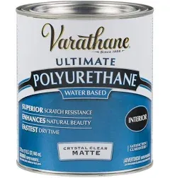 Varathane 262074 Water-Based Ultimate Polyurethane, Quart, Matte Finish