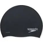 Speedo Solid Silicone Cap - White