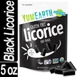 YumEarth Organic Black Licorice - 5 oz bag